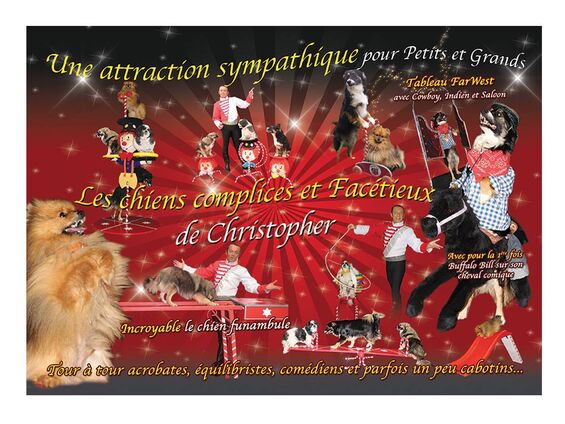 Affiche Arbre de Noël 2019 Les chiens complices et facétieux