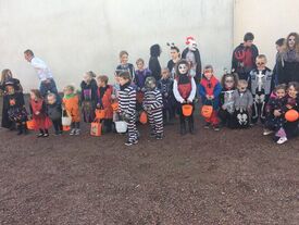 Fête d'Halloween organisée par l'association "les amis de la Tourbière"