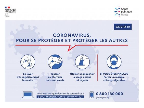 Affiche Coronavirus