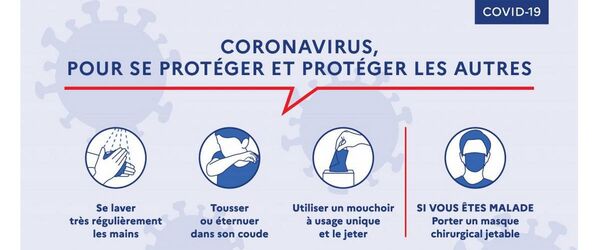 Affiche Coronavirus