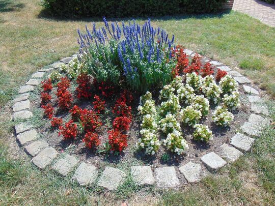 Coupe de fleurs réalisée par le service technique
