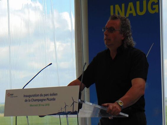 Inauguration du parc éolien de la Champagne Picarde : Discours de M. DUCAT Philippe, Maire de Chivres-en-Laonnois