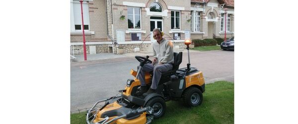 Tondeuse autoportée livrée aujourd'hui